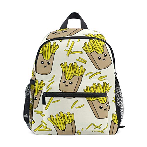 Mochila de papas fritas para la escuela, para niños y niñas, de 3 a 8 años de edad preescolar