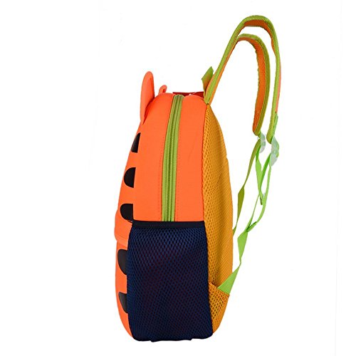 Mochila Infantil para Niños Primaria Pequeña Guardería Mochila Preescolar para Niños de 2-5 Años Dibujo de Animal Lindo (Tigre, 21 * 8 * 26CM)