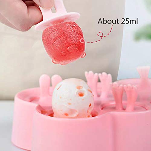 Moldes Helados Silicona, Mini Moldes para Helados Palitos, Poleras Helado Bebe, Moldes Polos Niños, Ice Cream Mold, Ice Lolly Moulds, Linda Molde para Hacer Helados Caseros, Sin BPA