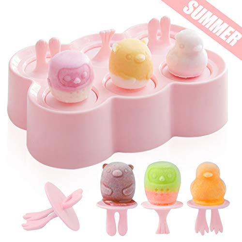 Moldes Helados Silicona, Mini Moldes para Helados Palitos, Poleras Helado Bebe, Moldes Polos Niños, Ice Cream Mold, Ice Lolly Moulds, Linda Molde para Hacer Helados Caseros, Sin BPA