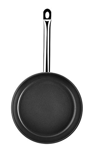 Monix Chef Non-Stick - Set de 3 sartenes 20-24-28 cm, acero inoxidable 18/10 con antiadherente, apta para todo tipo de cocinas incluida inducción