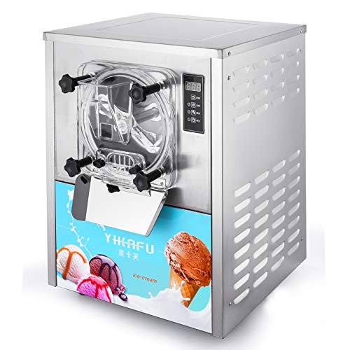 Moracle Máquina para Hacer Helados Helados MáquinasMoracle Máquina de Helados de Acero Inoxidable 1400W 16-20L / H Máquina de Helados Comercial (YKF-116)