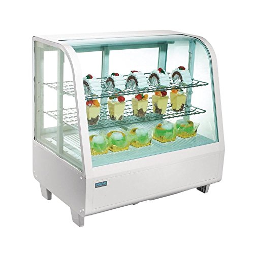 Mostrador refrigerado polar blanco 100 litros Comida comercial para nevera