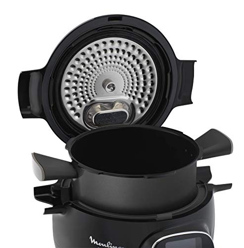 Moulinex Cookeo + Connect olla multi-cocción 6 L 1200 W Negro, Cromo - Ollas multi-cocción (6 L, 1200 W, 6 personas(s), China, Negro, Cromo, Cerámico)