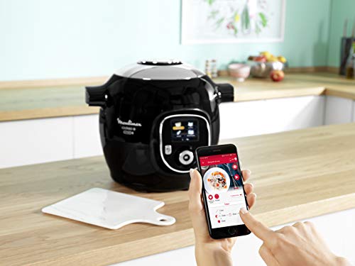 Moulinex Cookeo+ Connect olla multi-cocción 6 L 1600 W Negro - Ollas multi-cocción (6 L, 1600 W, 6 personas(s), China, Negro, LCD)