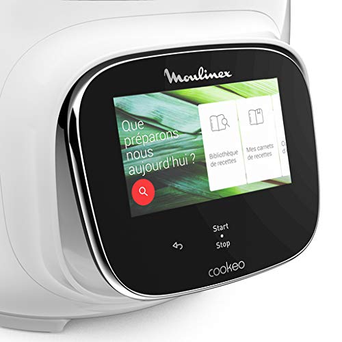 Moulinex Cookeo Touch - Olla inteligente de alta presión Táctil blanco