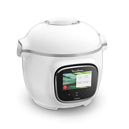 Moulinex Cookeo Touch - Olla inteligente de alta presión Táctil blanco