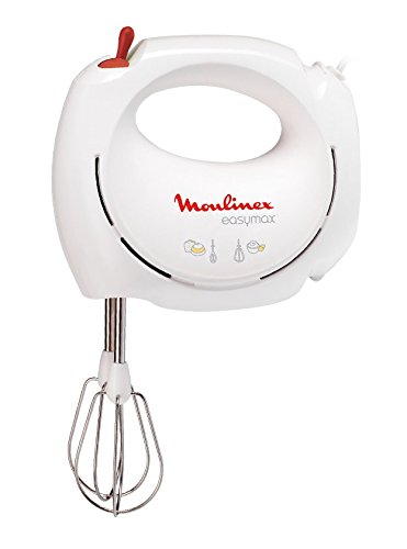 Moulinex EasyMax ABM11A30 Batidora Amasadora, 200 W, 5 Velocidades, Plástico