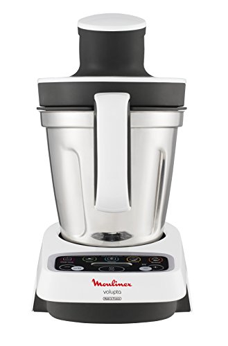 Moulinex HF404113 Robot de Cocina multifunción, Capacidad de 3 l, Interfaz intuitivo con 5 programas automáticos, 5 Accesorios, 1000 W, Plástico