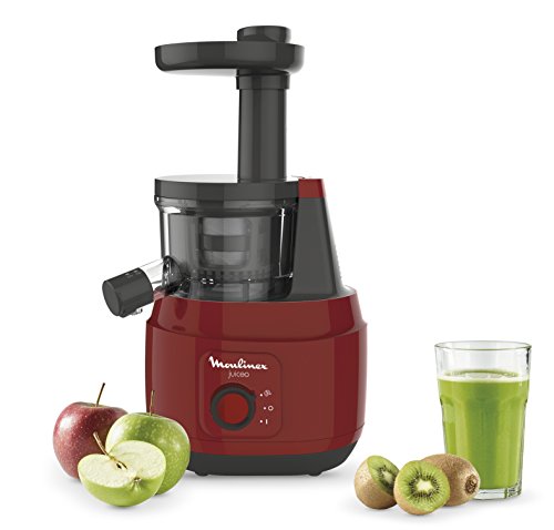 Moulinex Juice ZU150510 - Licuadora para Frutas y Verduras, Control Pulpa Ajustable, Prensado Frío y Fácil Limpieza, Panel Manual, 2 Filtros y Boquilla Antigoteo