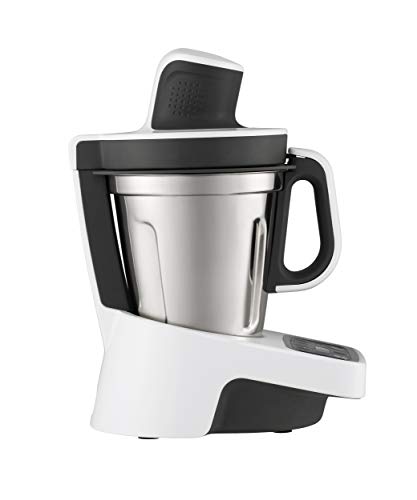 Moulinex Volupta - Robot de cocina (3 L, Negro, Blanco, Botones, Tocar, Amasar, Mezcla, 200 mm, 320 mm)