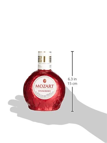 Mozart - Licor de chocolate blanco con crema de fresas 15º - 500 ml