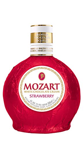 Mozart - Licor de chocolate blanco con crema de fresas 15º - 500 ml