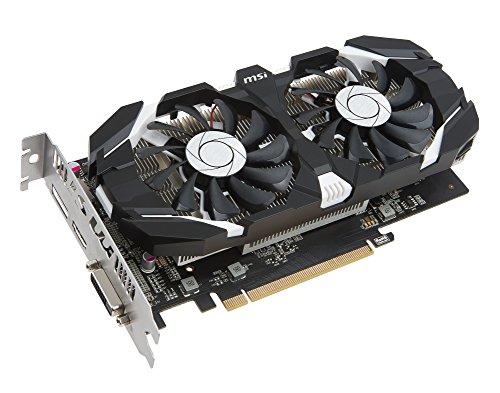 Msi Geforce GTX 1050 Ti 4GT OC Tarjeta Gráfica Pro, Negro/ Gris