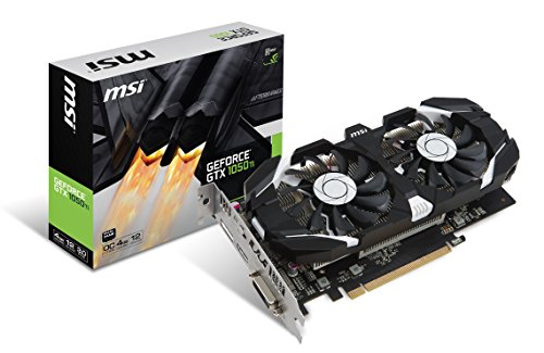 Msi Geforce GTX 1050 Ti 4GT OC Tarjeta Gráfica Pro, Negro/ Gris