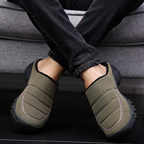 Mujer Invierno Calido Zapatillas,Cómodas Suave Zapatillas Casa Flat Slipper Zapatillas de casa Antideslizantes para Interiores Panda Winter Warm Plush para Mujer A