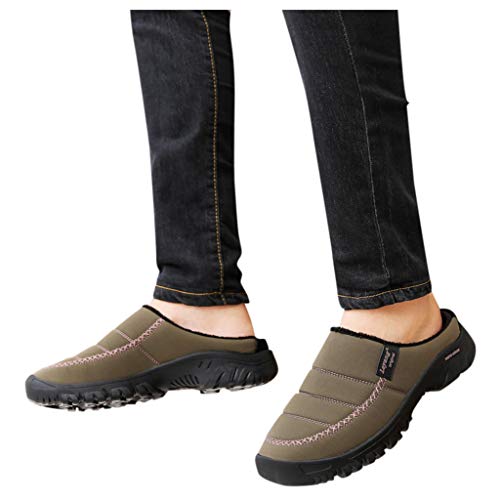 Mujer Invierno Calido Zapatillas,Cómodas Suave Zapatillas Casa Flat Slipper Zapatillas de casa Antideslizantes para Interiores Panda Winter Warm Plush para Mujer A