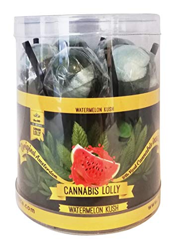 Multitrance CANNA92W Haze Chupetas de Cannabis de Melón, Multicolor, Talla única