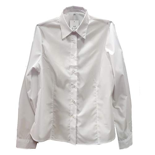 MUNDDY - Camisa para Camarero Camarera Hombre Mujer para Bar Restaurante hosteleria (Camisa Mujer Blanca, XXL)