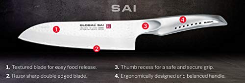 Mundial gh272 Sai cuchillo Santoku, 19 cm