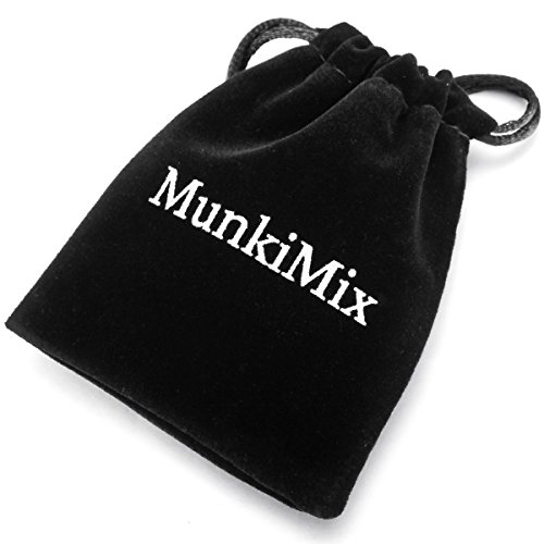 MunkiMix Acero Inoxidable Vidrio Glass Colgante Collar Leo León Cáncer Constelación Horóscopo Zodíaco Plata Tono Hombre,Mujer,Cadena