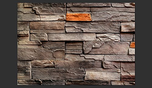 murando Fotomurales 400x280 cm XXL Papel pintado tejido no tejido Decoración de Pared decorativos Murales moderna Diseno Fotográfico Piedra Piedras optica Muro f-B-0063-a-c