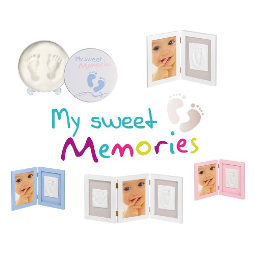 My Sweet Memories 2-Piece Picture Frame for Picture and Baby Print White