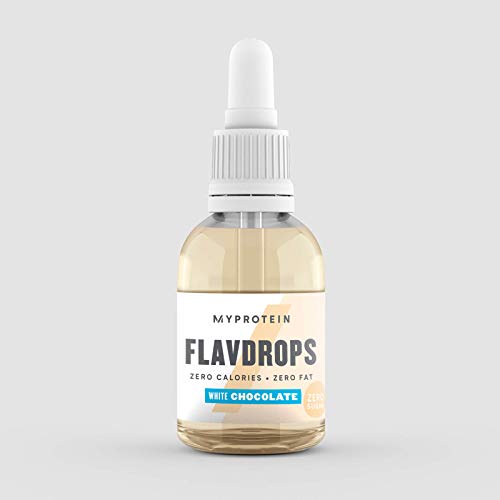 MyProtein Flavdrops Liquid Flavouring Saborizante Natural, Sabor Chocolate Blanco - 50 ml