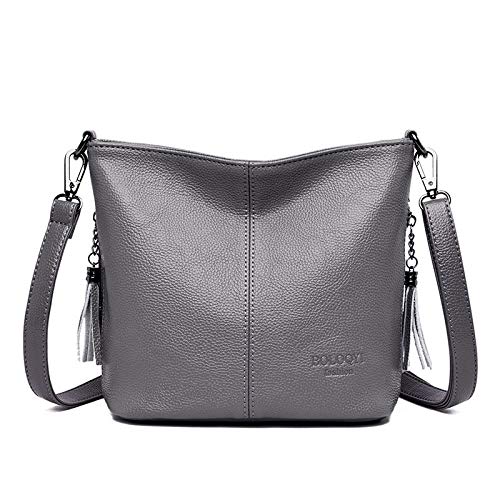 N / A Bolsos Cruzados de Mano para Mujer Bolsos Bolsos de Hombro de Cuero para Mujer Bolsos de diseñador Mujeres de 25 cm x 10 cm x 21 cm