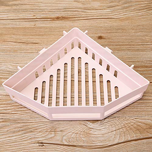 Nbvcxz Pegatinas inconsútil del triángulo bastidores de almacenamiento de artículos de baño baño estante de la cocina del estante del estante de almacenamiento ( Color : Khaki , Size : 20*6.5*2.6CM )