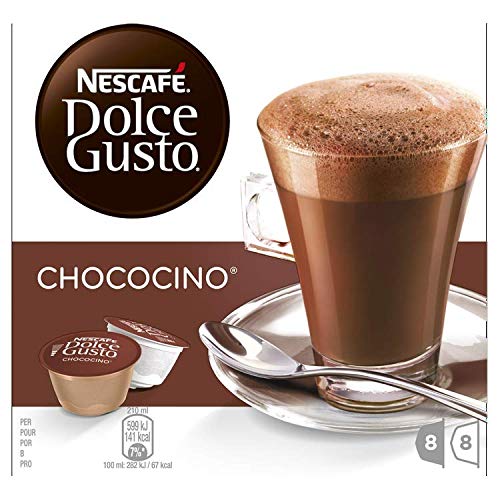 NESCAFÉ Dolce Gusto Café Chococino, Pack de 3 x 16 Cápsulas - Total: 48 Cápsulas de Café