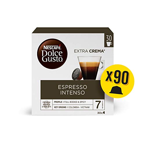 Nescafé DOLCE GUSTO Magnum ESPRESSO INTENSO - Cápsulas de Café 3 x 30 - 90 Cápsulas