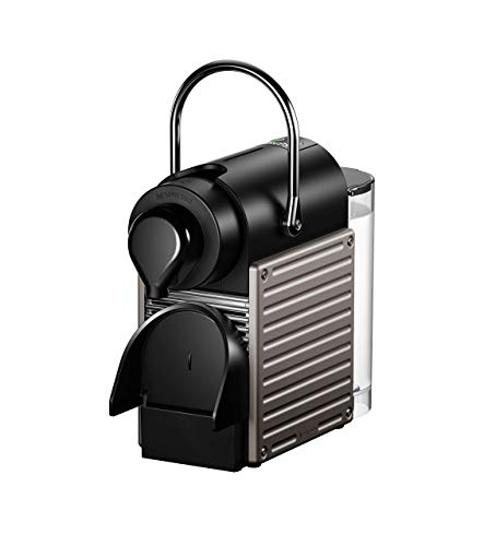 Nespresso XN304T Pixie Titán EU, 1260 W, 2 Cups, Acero Inoxidable, Gris Titanio