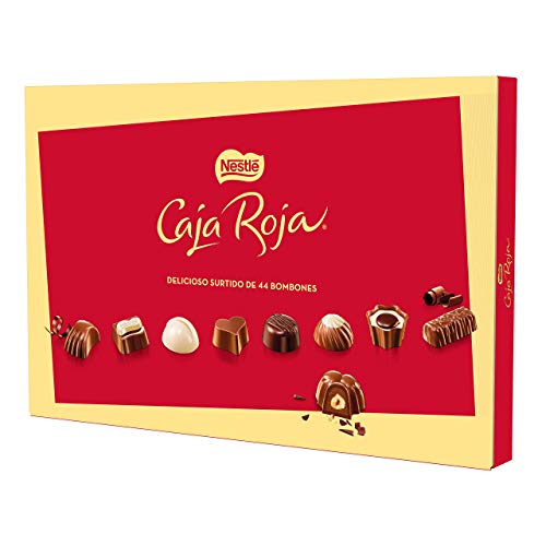 NESTLÉ CAJA ROJA  Bombones de Chocolate - Estuche de bombones 400 g