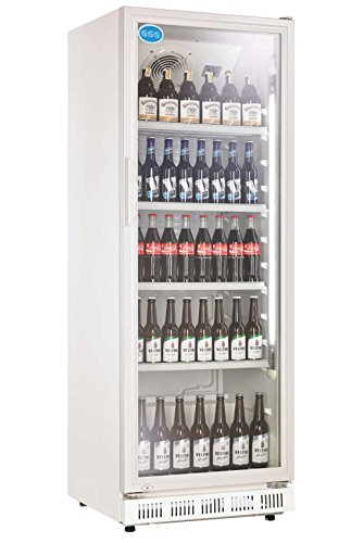 Nevera para botellas con puerta de cristal, 230 litros, nevera para bebidas, nevera industrial, acabados de alta calidad, alta calidad, bajo consumo