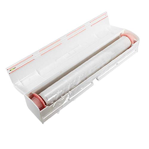 NiceButy Alimento Plástico Cling Wrap Film Dispensador Conservante Cortador De Cocina Accesorios para Herramientas Recargable Envoltorio De Plástico