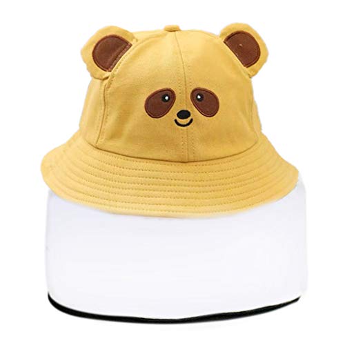 Niedliche Baby protección cubo, gorro de protección completa de la cara, dibujos animados, panda, pesca, camping, viajes, pesca, 48-54 cm