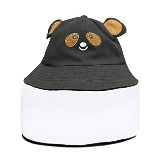 Niedliche Baby protección cubo, gorro de protección completa de la cara, dibujos animados, panda, pesca, camping, viajes, pesca, 48-54 cm