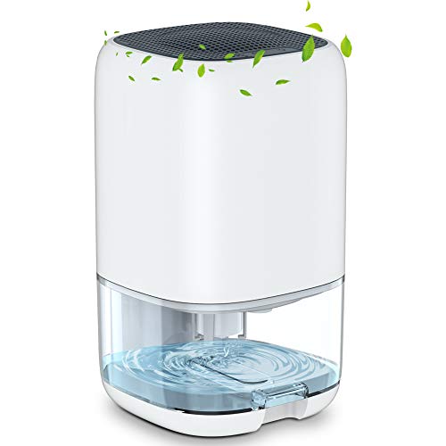 Nobebird Deshumidificador de 1000 ml, Mini deshumidificadores de Aire eléctricos portátiles con Poco Ruido, eliminan el Moho húmedo de la Cocina, Dormitorio, Caravana, Garaje, baño, sótano