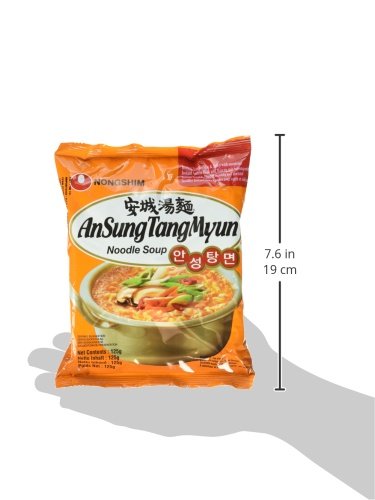 Nong Shim Fideos Instantáneos Ansungtang Con Carne Asada Y Miso 125 g