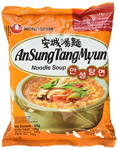 Nong Shim Fideos Instantáneos Ansungtang Con Carne Asada Y Miso 125 g