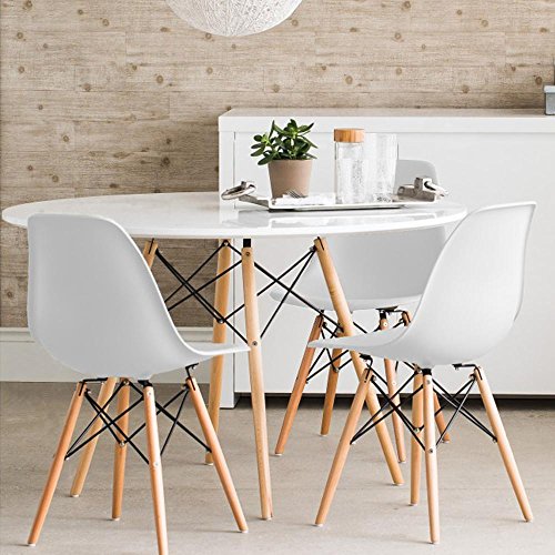 Noorsk Design Mesa de Comedor o Cocina Redonda Karelia2 100