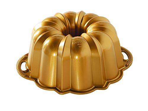 NordicWare 50077 Anniversary Bundt Pan, aluminio fundido