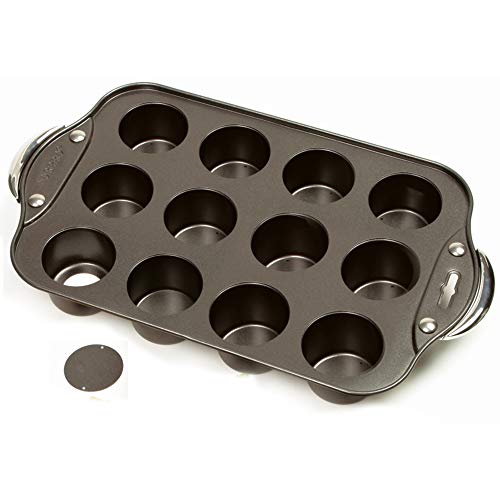 Norpro Antiadherente 12 Mini Tarta de Queso/Muffin Quiche Cupcake Molde Nueva