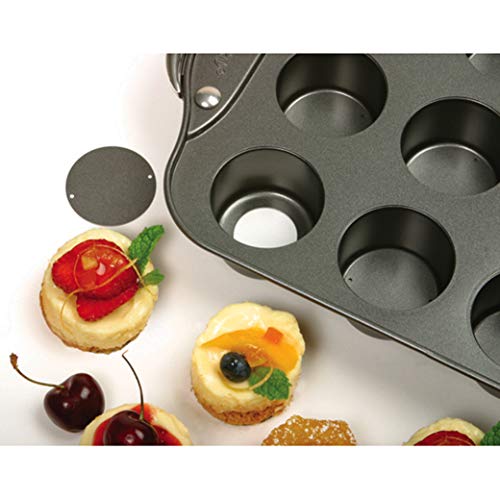 Norpro Antiadherente 12 Mini Tarta de Queso/Muffin Quiche Cupcake Molde Nueva