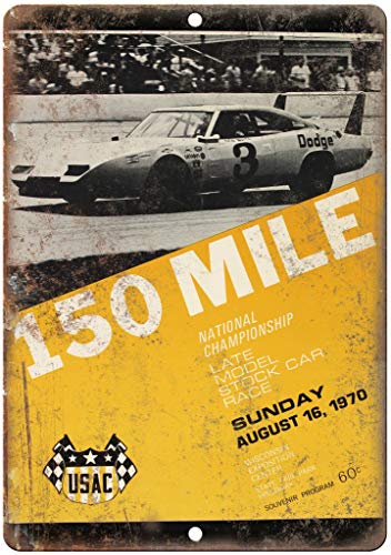 not Póster de Metal con Texto en inglés Late Model Stock Car Race» para decoración de Pared para cafetería, Bar, Hotel, Oficina, hogar, Patio