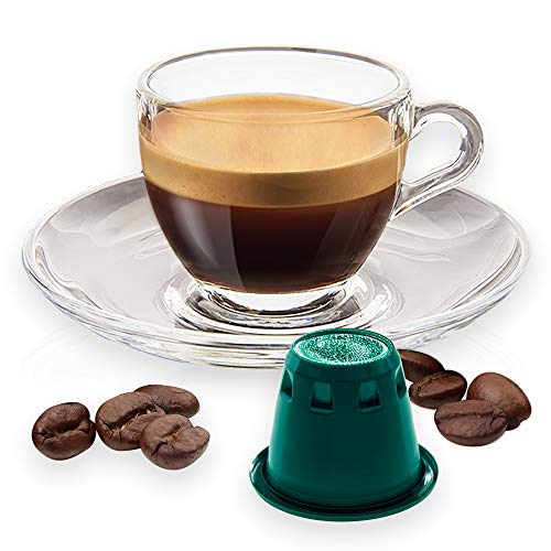 Note D'Espresso Cápsulas de Café de Brasil exclusivamente compatibles con cafeteras Nespresso* 100 Unidades de 5.6 g, Total: 560 g