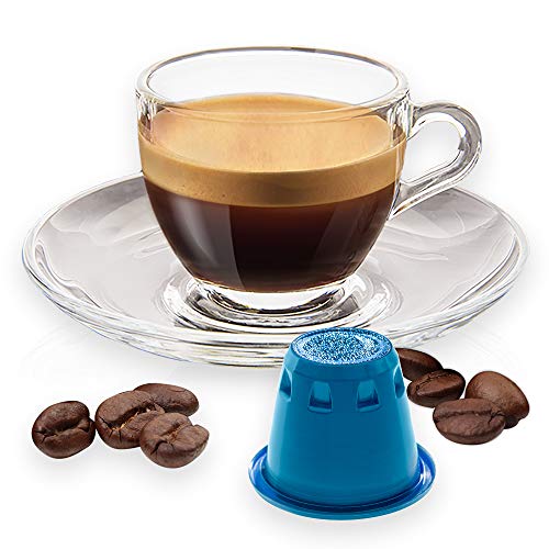 Note D'Espresso Cápsulas de Café Descafeinado exclusivamente compatibles con afeteras Nespresso* - 100 Unidades de 5.6 g, Total - 560 g