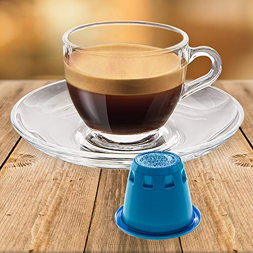 Note D'Espresso Cápsulas de Café Descafeinado exclusivamente compatibles con afeteras Nespresso* - 100 Unidades de 5.6 g, Total - 560 g