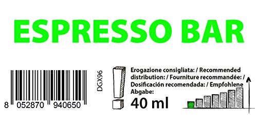 Note D'Espresso - Cápsulas de café "Espresso Bar" Exclusivamente Compatibles con cafeteras de cápsulas Nescafé* y Dolce Gusto* 7 g (caja de 96 unidades)